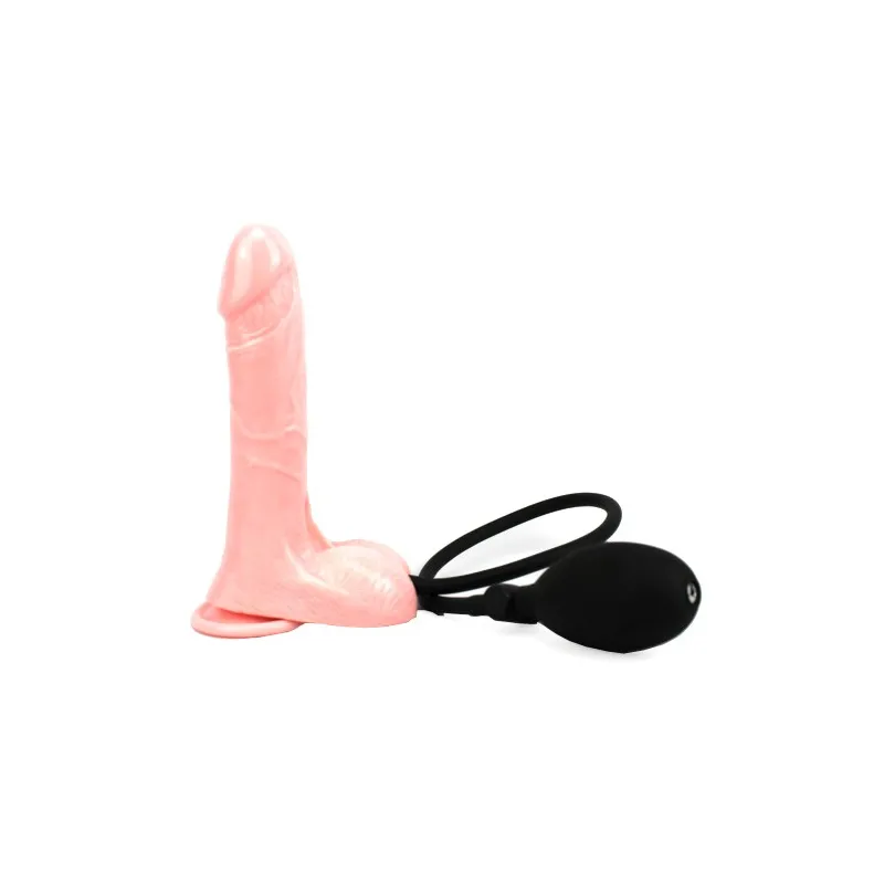 Generique Gode gonflable rose 15 x 3.5 cm